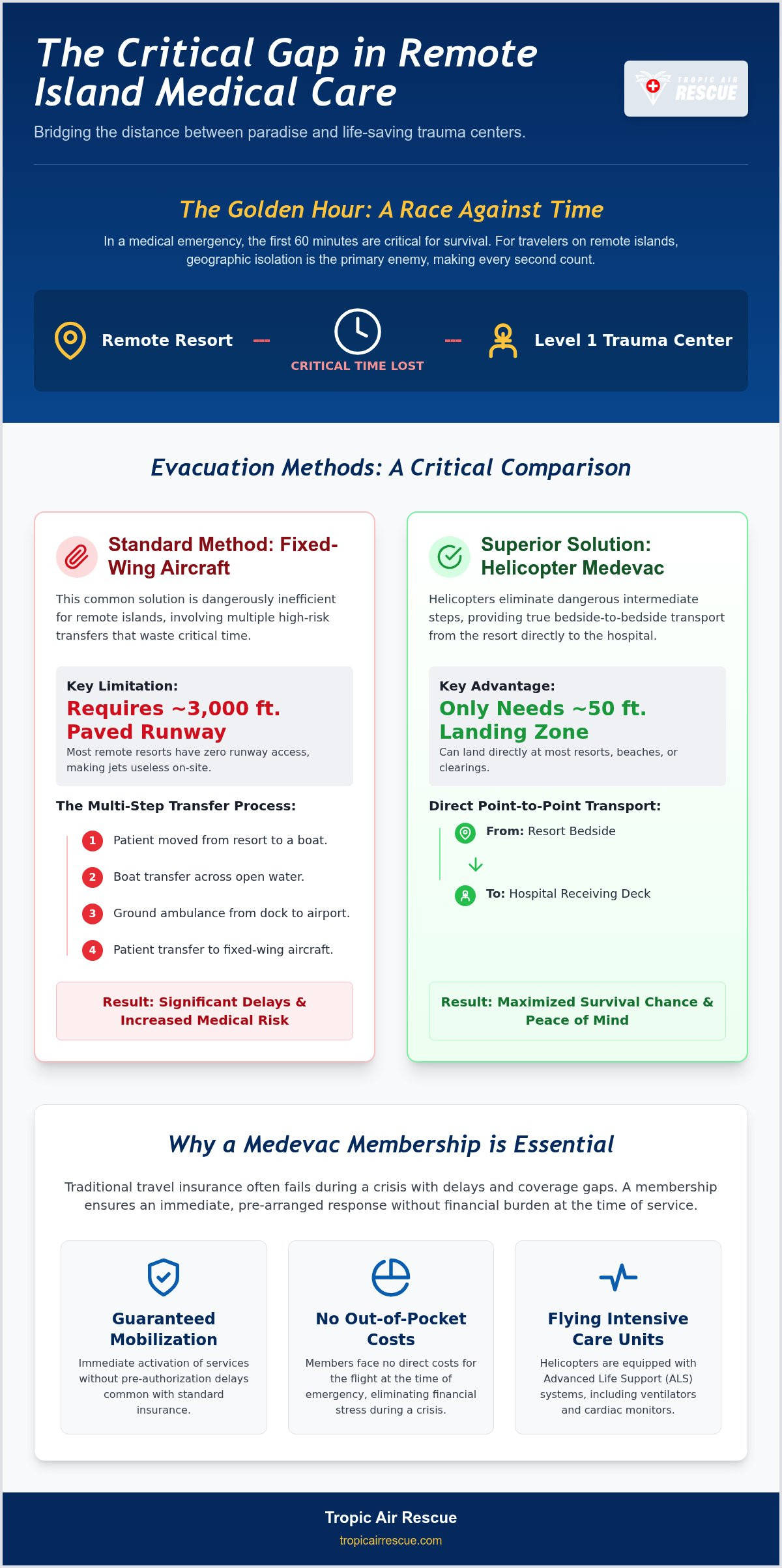 Medevac for Remote Resorts: Island Emergency Guide