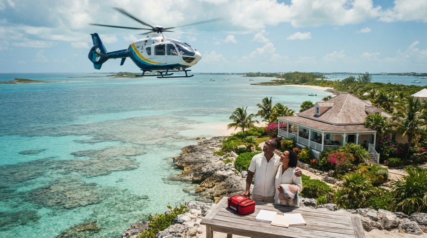 Medevac Insurance for Bahamas Homeowners: What Coverage Really Means in 2026